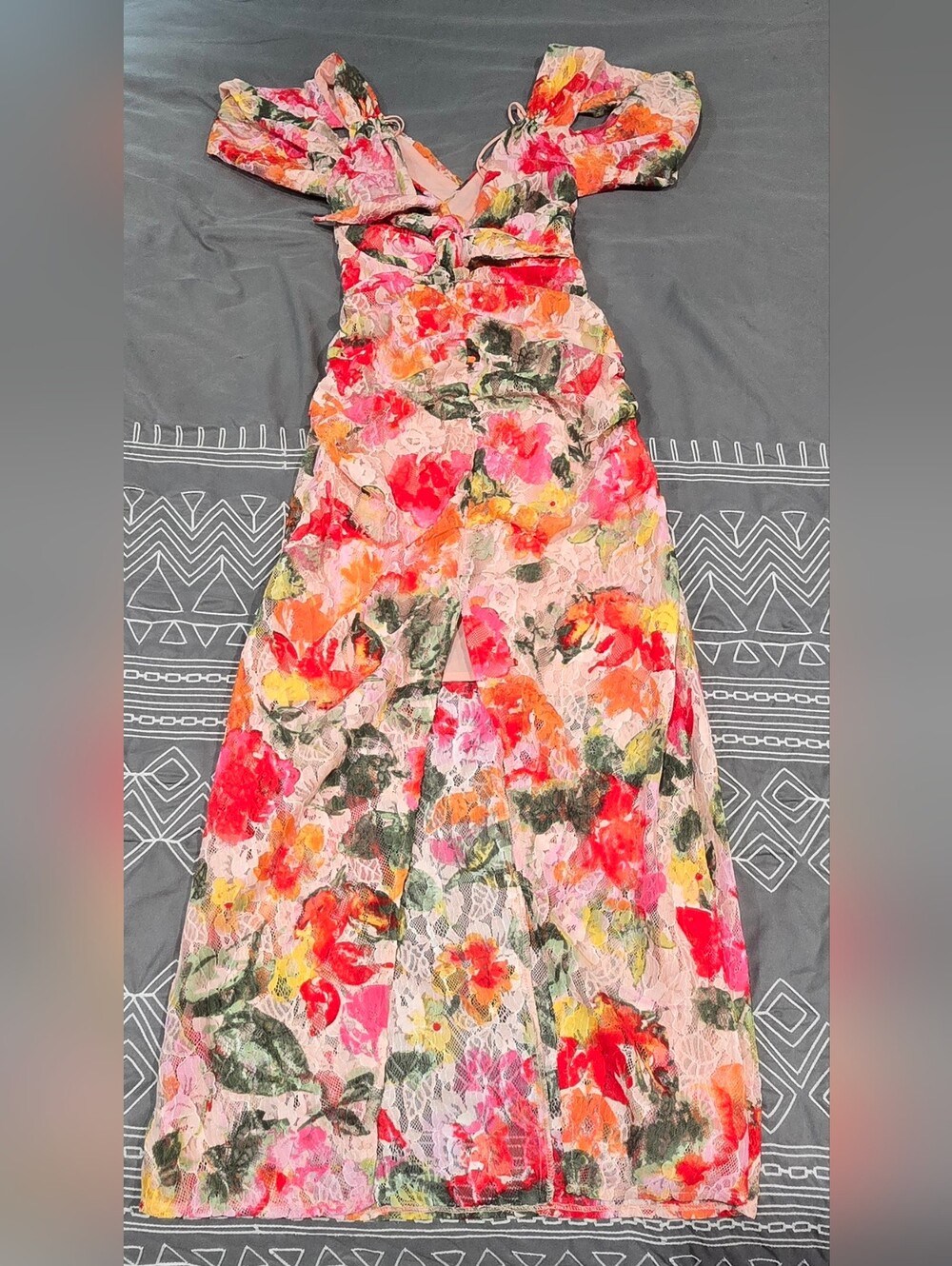 For Love & Lemons Beth Midi Floral Dress Size XS